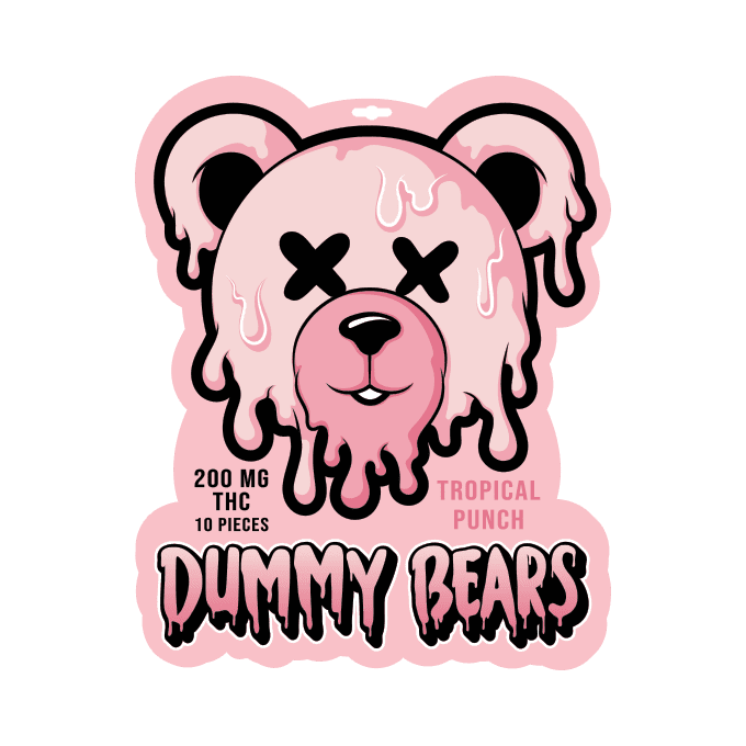 200mg Tropical Punch THC Dummy Bears