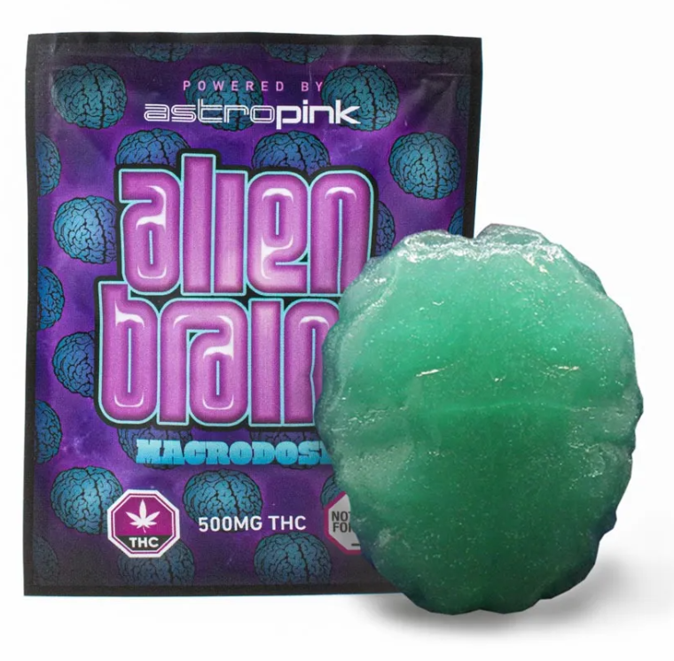 500mg THC Alien Brain Gummies