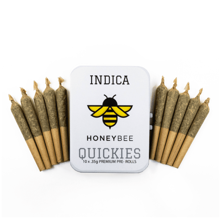 Honeybee Quickies - Pre-Rolls 10 Pack Indica