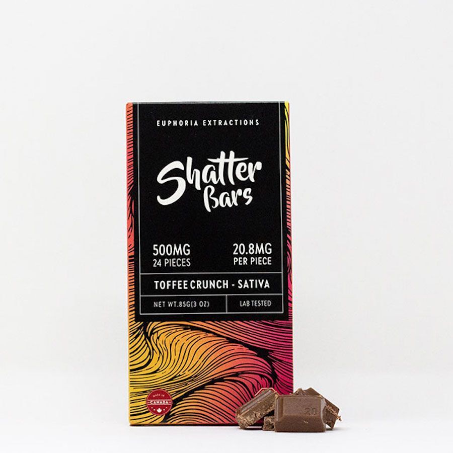 Toffee Crunch Shatter Bar 500 MG Sativa